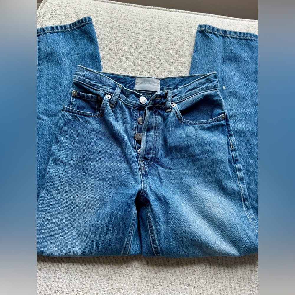 Everlane The 90’ Cheeky Women's Jeans - Medium Blue Wash (size 23 crop)